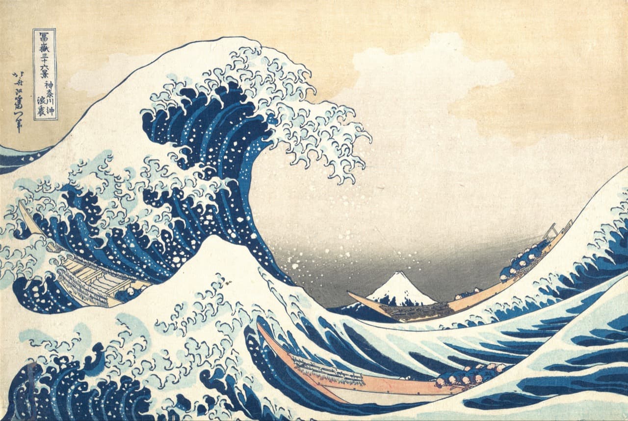 Hokusai, The Great Wave off Kanagawa, c. 1831